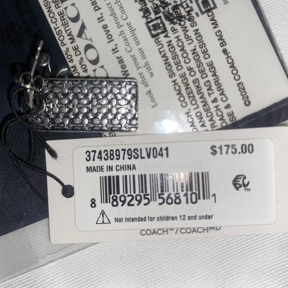 Sterling Silver Signature Hangtag Single Huggie Earring - Picture 4 of 11